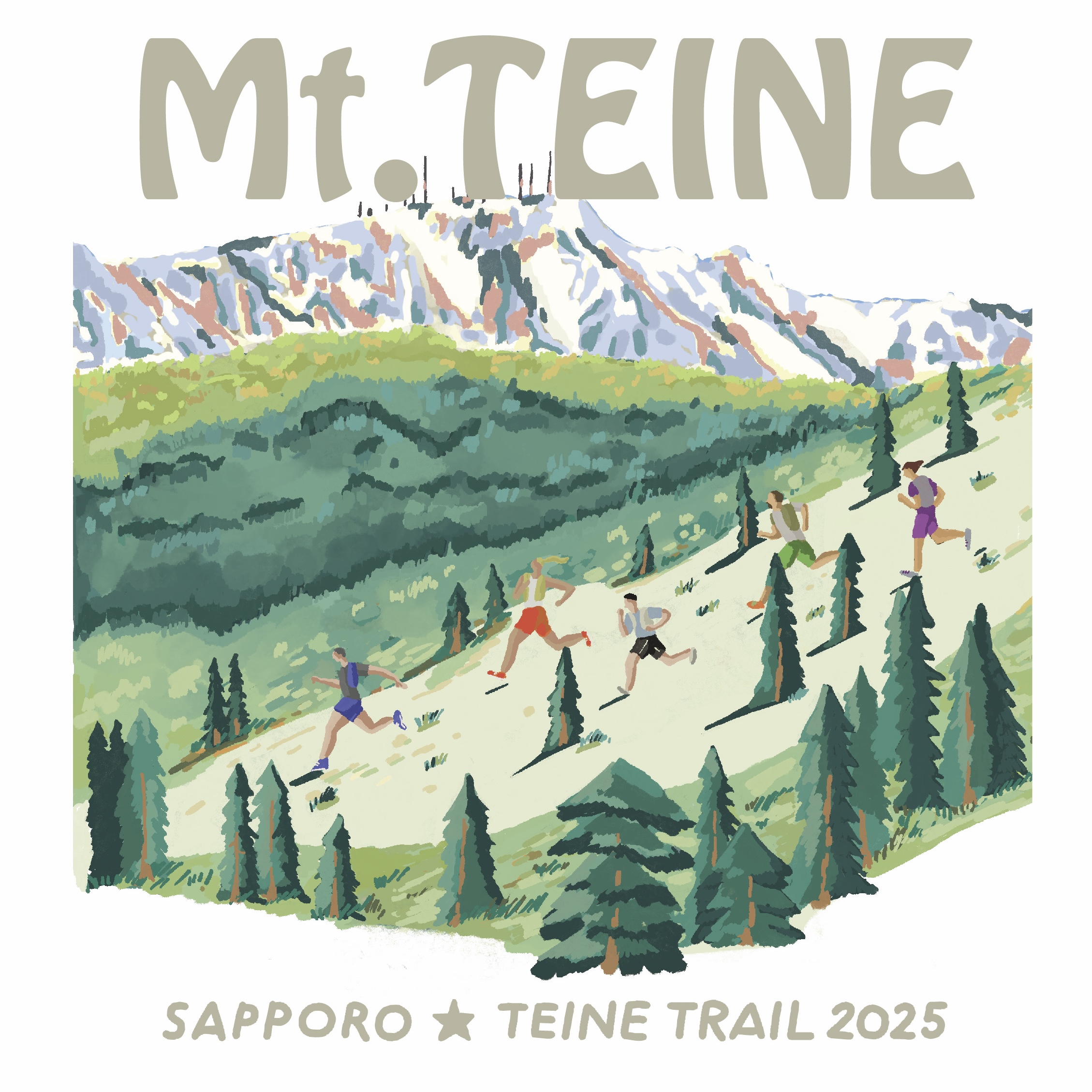 札幌テイネトレイル2025大会Tシャツ